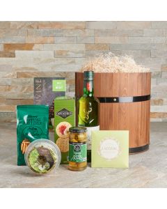 olives, crackers, Liquor Gift Basket, Liquor, Chocolate, liquor gift basket delivery, delivery liquor gift basket, liquor basket usa, usa liquor basket